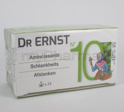 ERNST DR N10 TISANE AMINCISSANTE 24 SACHETS FILTRE (médicament)