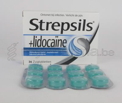 STREPSILS LIDOCAINE 36 COMP À SUCER (médicament)