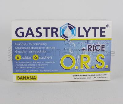 GASTROLYTE BANANE 6 sachets (complément alimentaire)