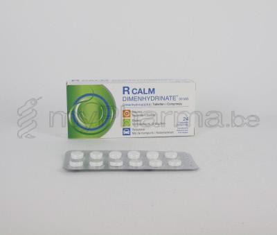 R CALM DIMENHYDRINATE 50 MG 24 COMP                (médicament)