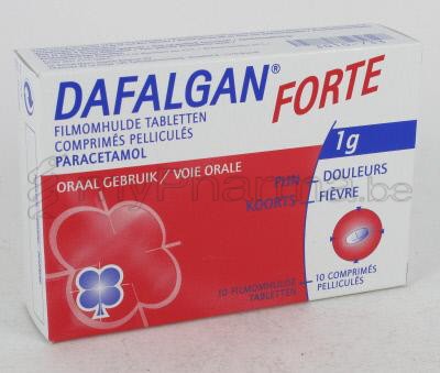 DAFALGAN FORTE 1 G 10 COMP        (médicament)