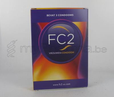 FEMIDOM 3 préservatifs femmes (dispositif médical)