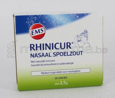 RHINICUR SEL DE RINCAGE NASALE SACHET 20X2,5G