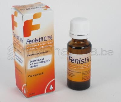 FENISTIL 1MG/ML 20 ML GOUTTES  (médicament)