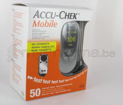 ACCU CHECK MOBILE STARTKIT (50TESTS+METRE+PIQUEUR) (dispositif médical)