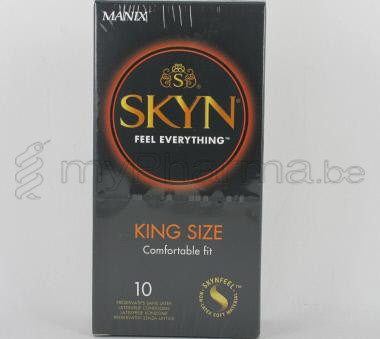 MANIX SKYN LARGE 10 préservatifs      (dispositif médical)