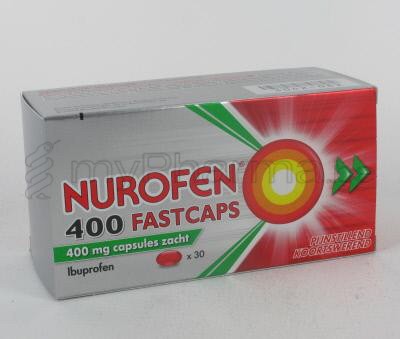 NUROFEN FASTCAPS 400 MG 30 CAPS            (médicament)