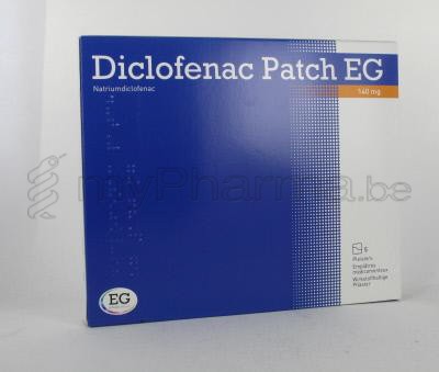 DICLOFENAC PATCH EG 140 MG 5 EMPLÂTRES              (médicament)